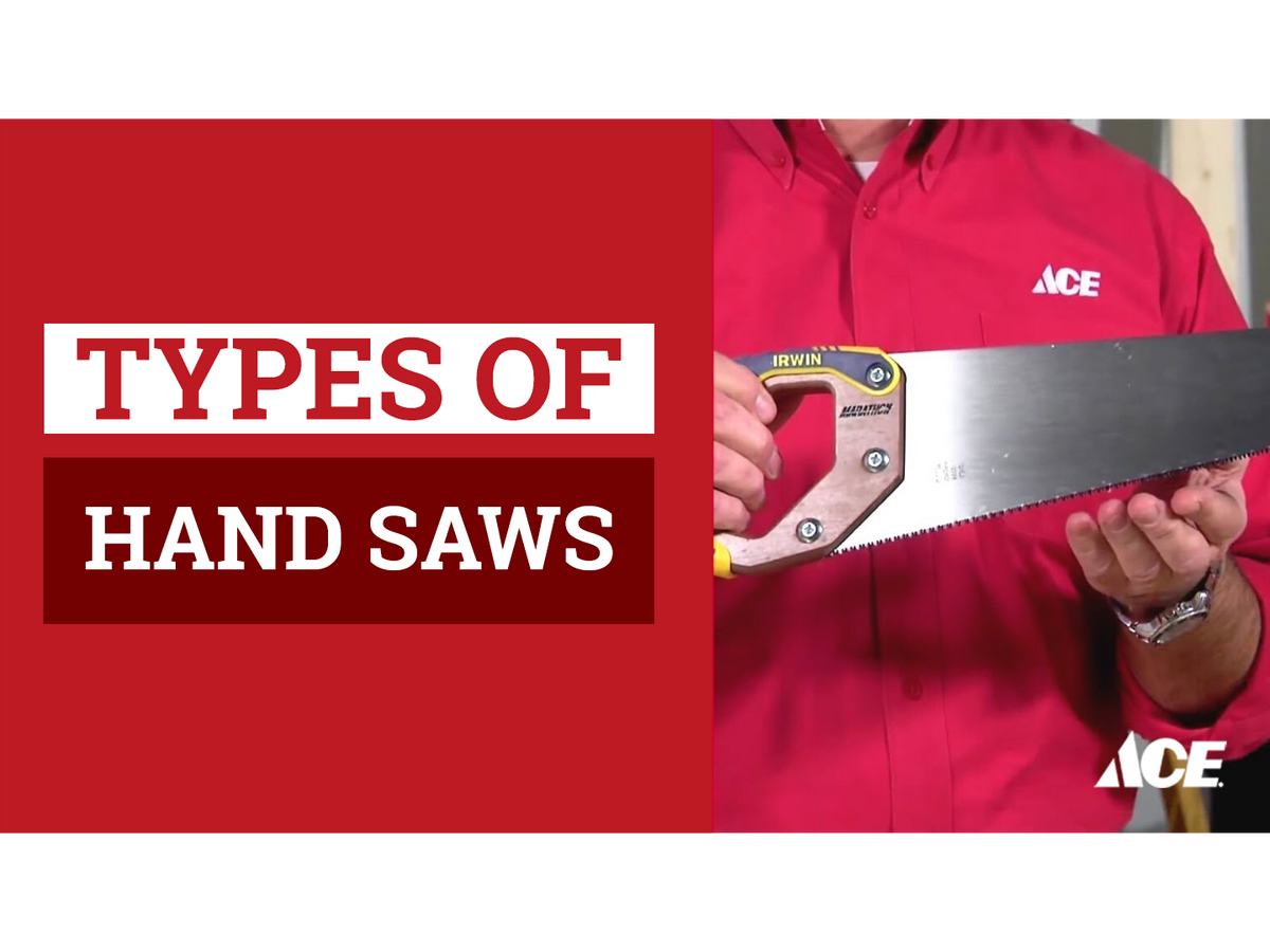 Types of hand saws AHPI