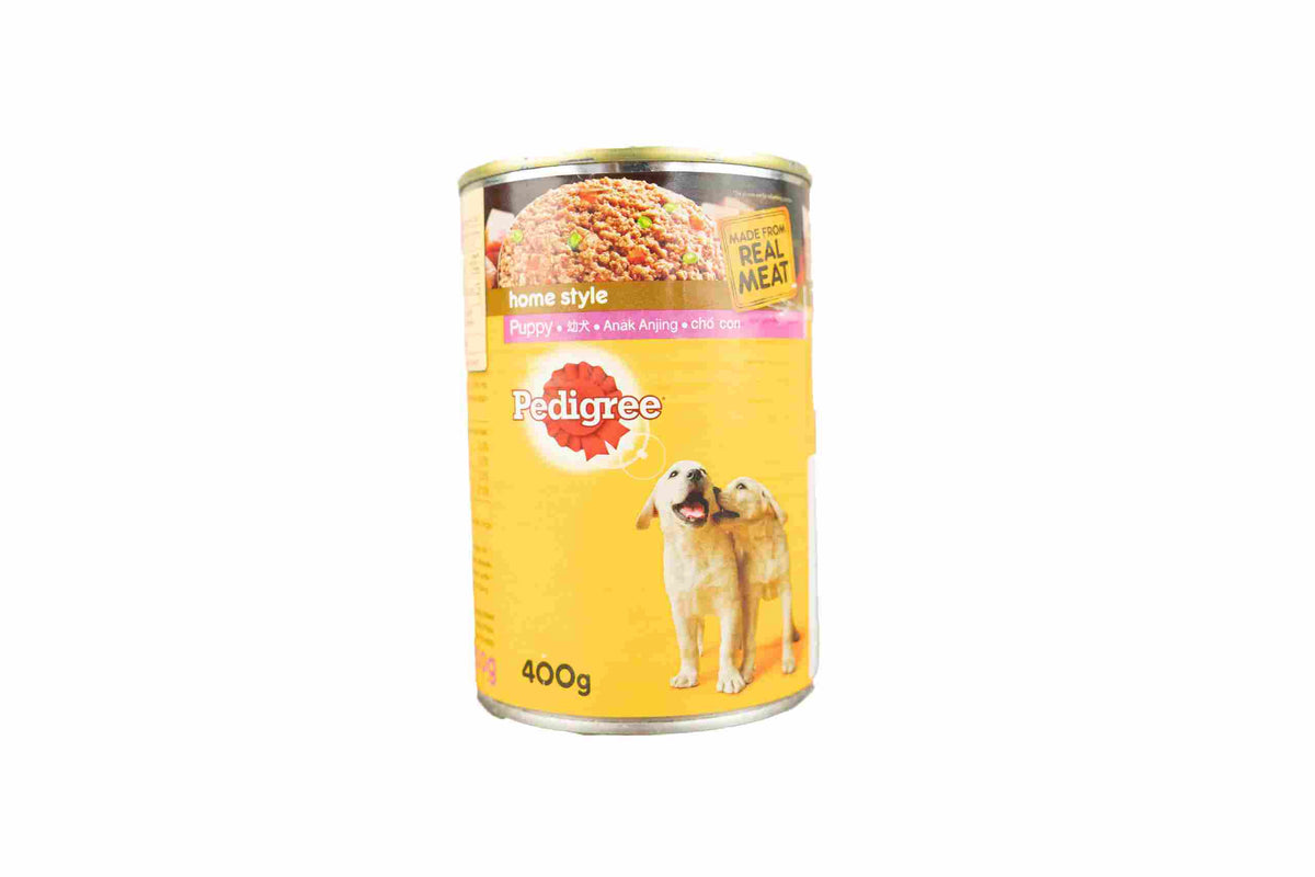 Pedigree puppy clearance cans