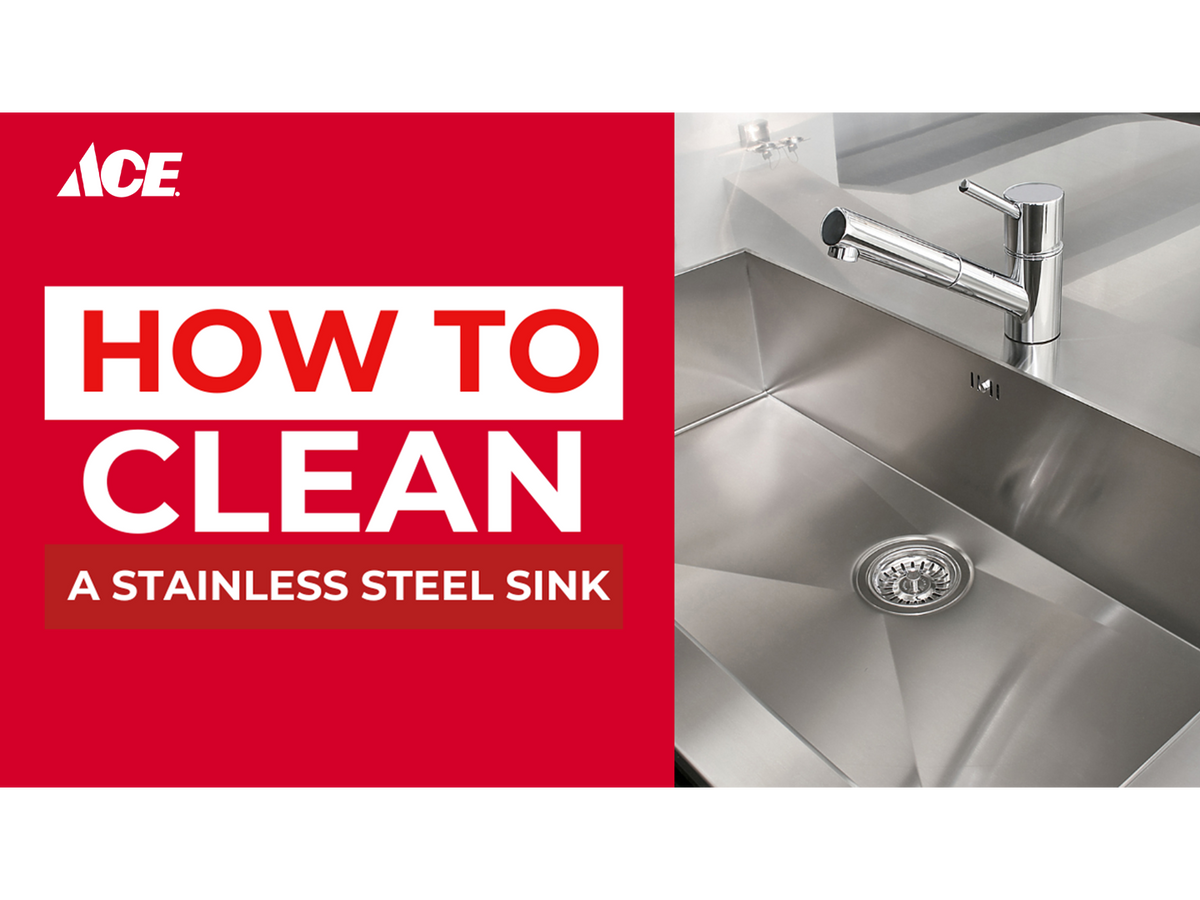 How to clean a stainless steel sink AHPI