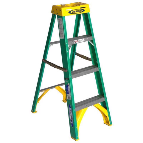 WERNER STEPLADDER FG 4' 225LBS