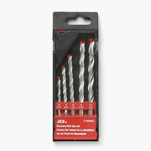 ACE Hardware Masonry Drill Bit Set 5pcs.