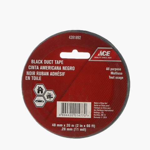 ACE Hardware Black Duct Tape 48mm x 20m