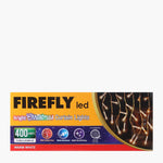 Firefly Curtain Lights WW 400LED 6M BL