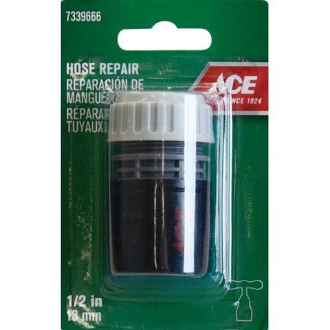 ACE HOSE CONNECTOR 1/2" PLSTC RED BLK