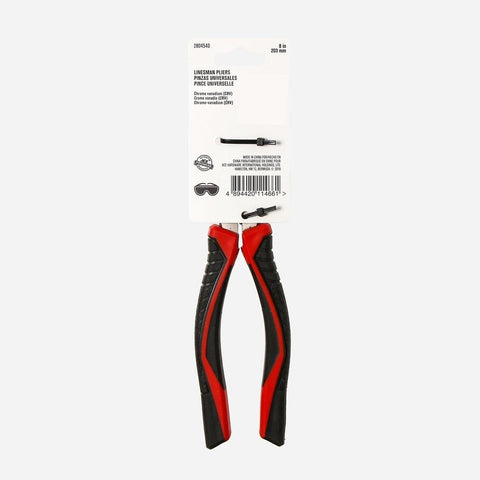 ACE COMBINATION PLIERS 8"TPR GRIP HANDLE