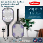 Daimaru iZappermax3 Swatter w/ Wall Mount Insect Killer