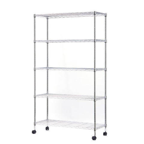 ACE 5TIER CHROME STORAGE RACK 36x14x72