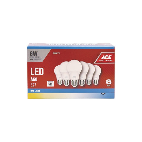 ACE LED BULB 6W - 6 Pack