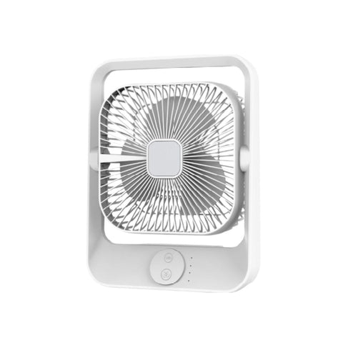 Akari 8" Rechargeable Square Fan w/ LED