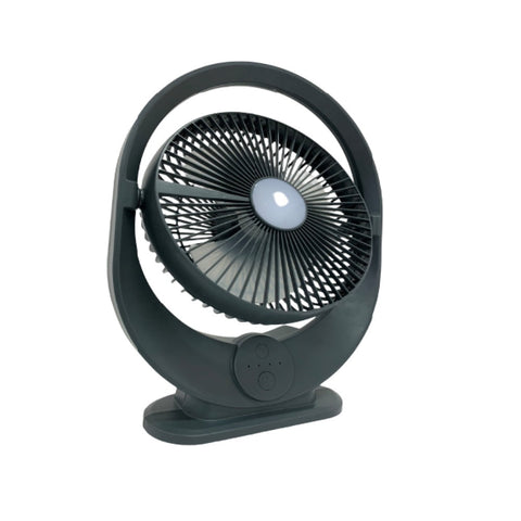 Akari 8" LED Rechargeable Eliptical Fan