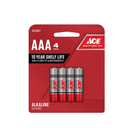 ACE Battery AAA 4/Pk