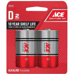 ACE Alkaline Battery D 2 pack