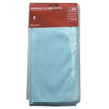 ACE 5PC ALL PURPOSE MICROFIBER CLOTHS