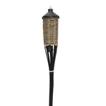 Living Accents BAMBOO SOLAR LAMP BLK 7709512