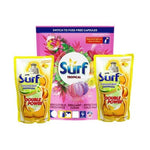 Surf CAPSULE TROPICAL 13G + 2 750ML DISWASHING LIQUID