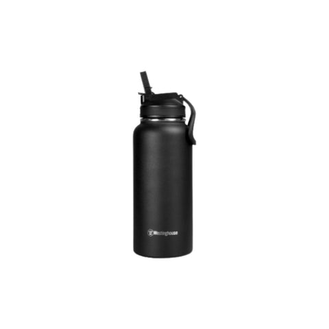 Westinghouse Stainless Steel Vacuum Insulated Bottle 32oz Black