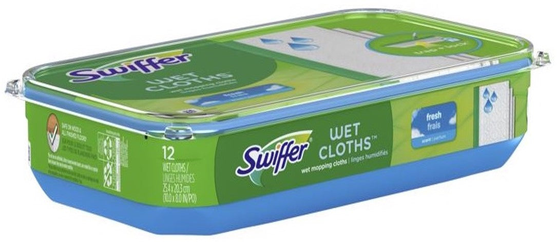 Swiffer Wet Microfiber Mop Refill Pack (12-Pack) – AHPI