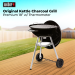 Original Kettle Charcoal Grill Premium 18 Inches w/ Thermometer