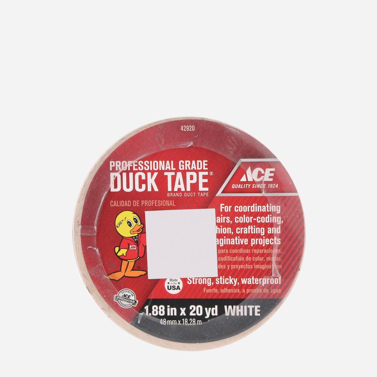 Ace Professional Grade Duck Tape 1.88in.x20yds - White – AHPI