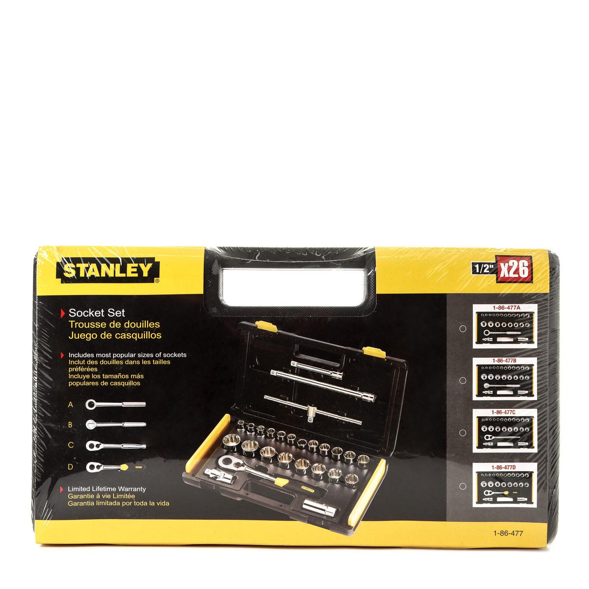 Stanley 27pcs. Socket Set - 1/2in. Drive – AHPI