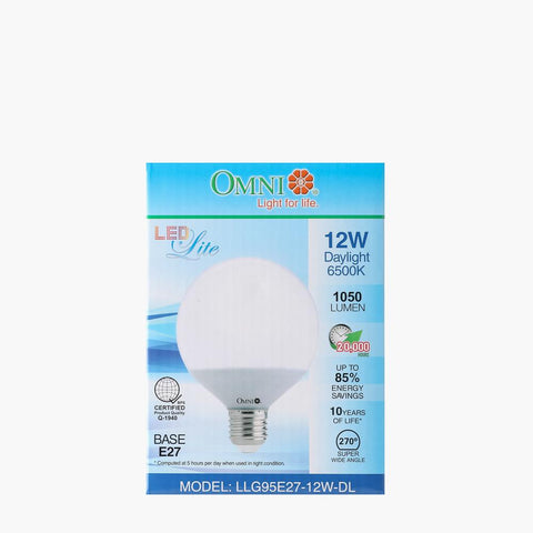 Omni LED Lite Globe Lamp 12W Cool Daylight AHPI