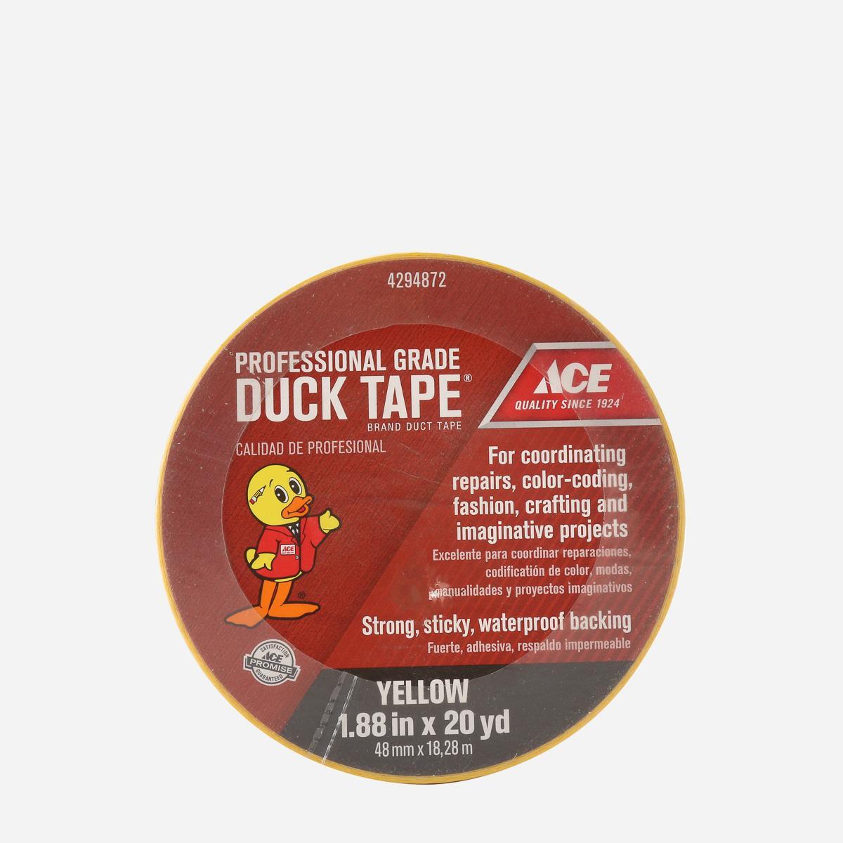 Ace Professional Grade Duck Tape 1.88in.x20yds - Yellow – AHPI