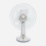 Omni Rechargeable Desk Fan 14in. with LED Light